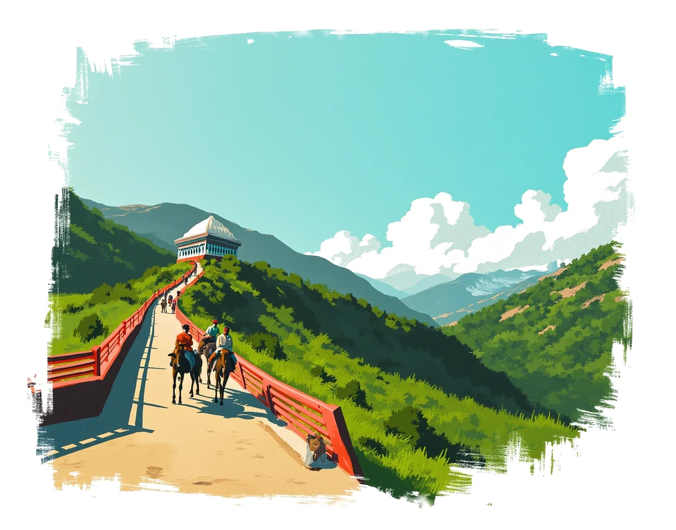 Vaishno Devi, Katra — Temple World illustration