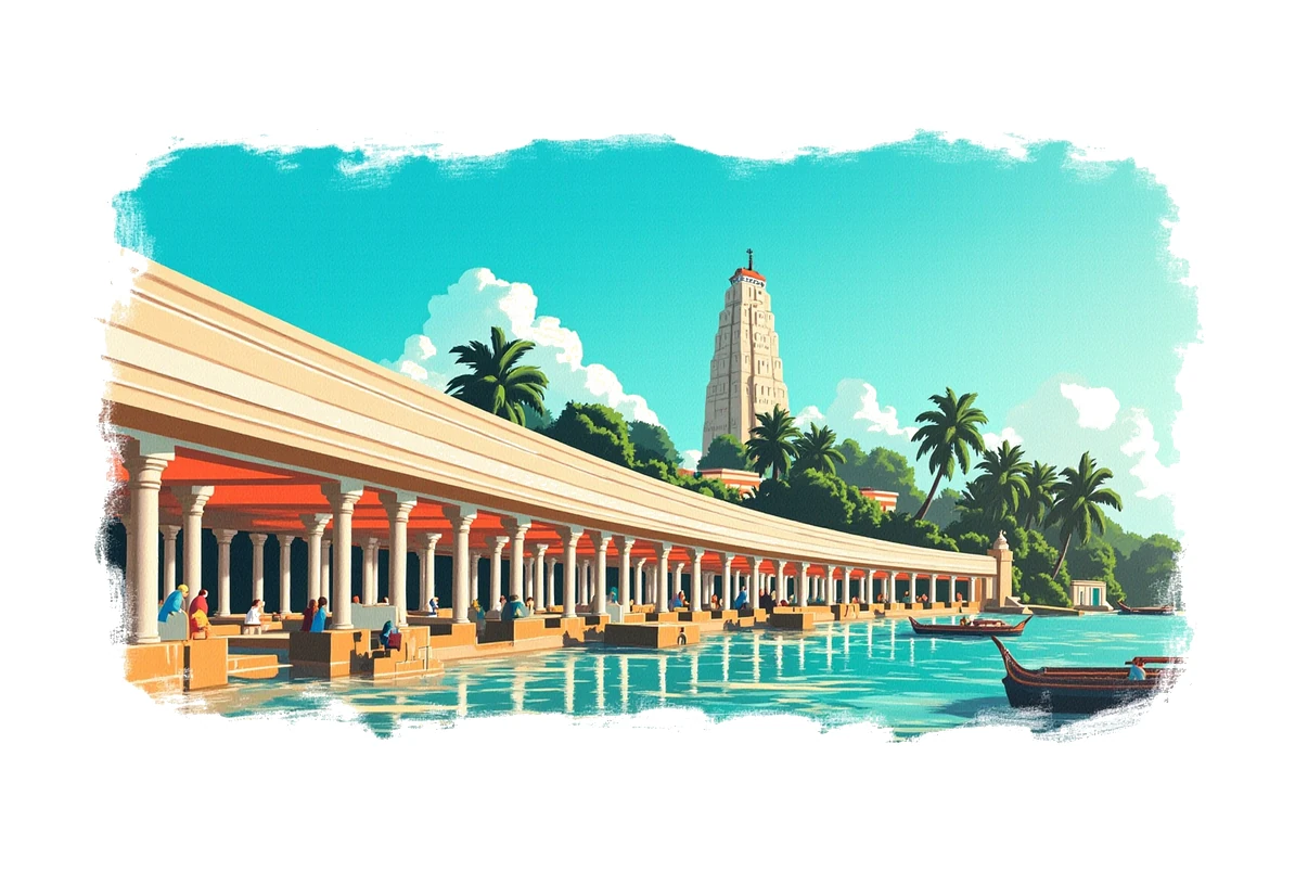 Rameswaram Temple — Temple World illustration